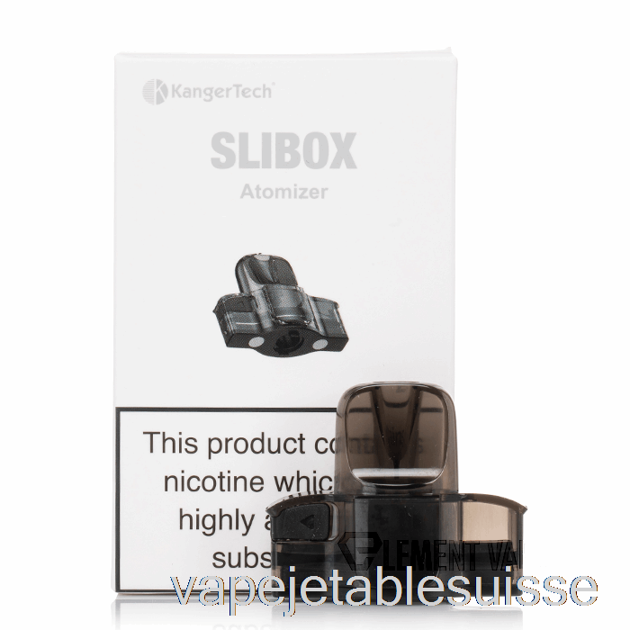 Vape Suisse Kanger Slibox Dosettes De Remplacement Dosettes Rechargeables De 2 Ml